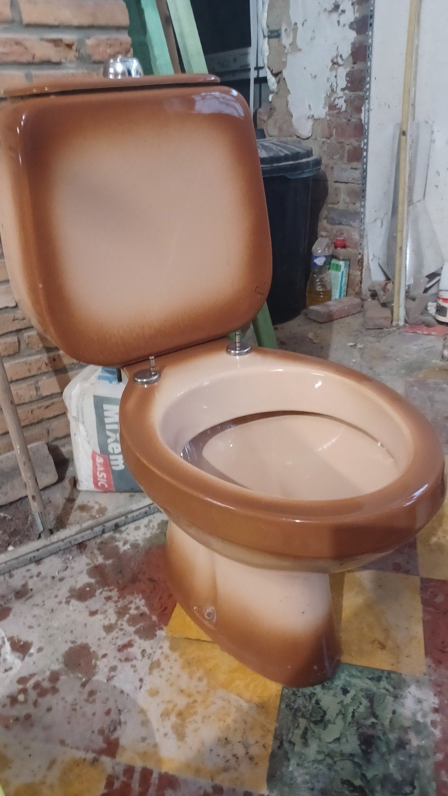 wc + évier degrade  brun très bon etat, Enlèvement ou Envoi