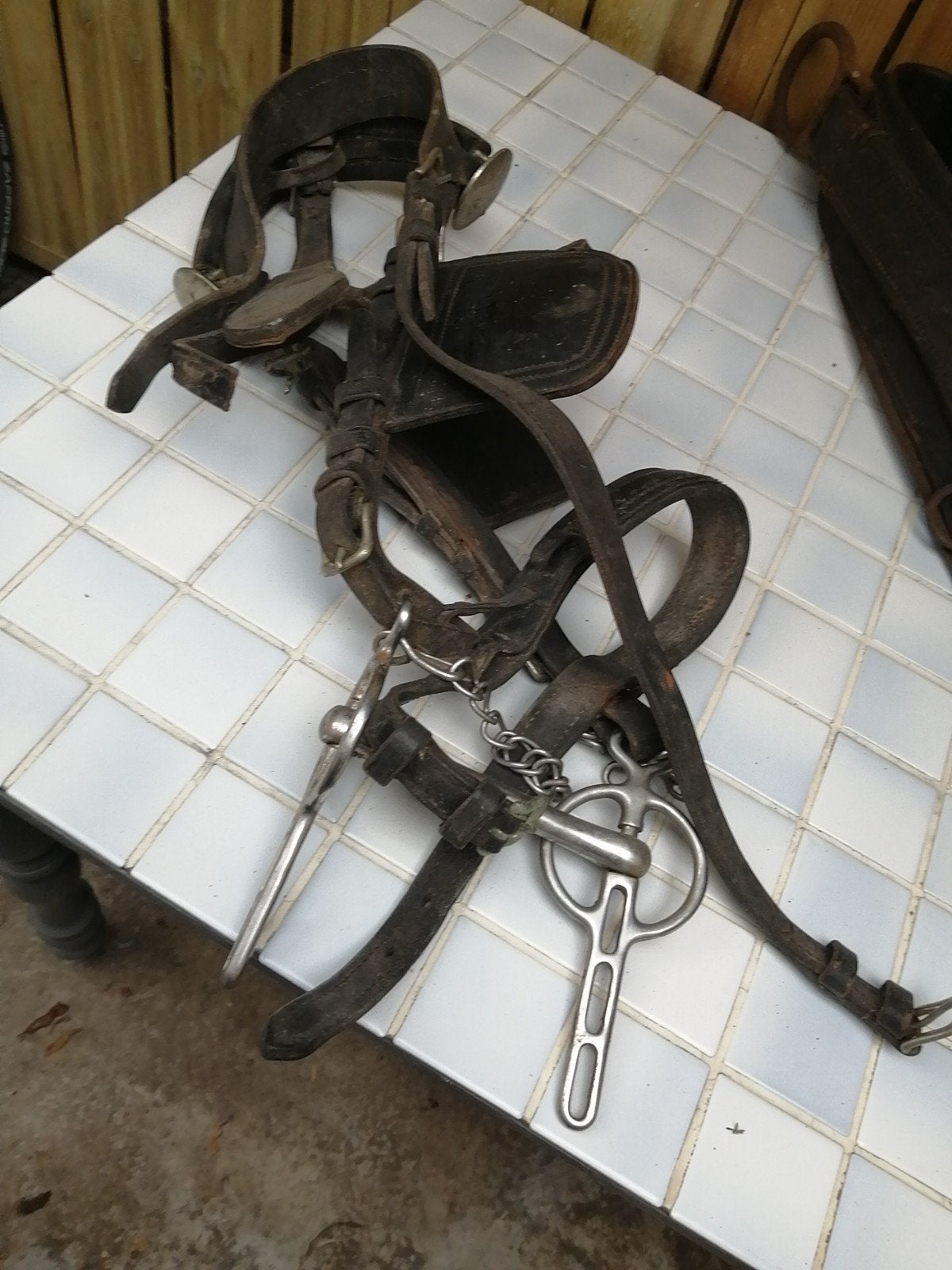 Matériel chevaux , attelage, Enlèvement