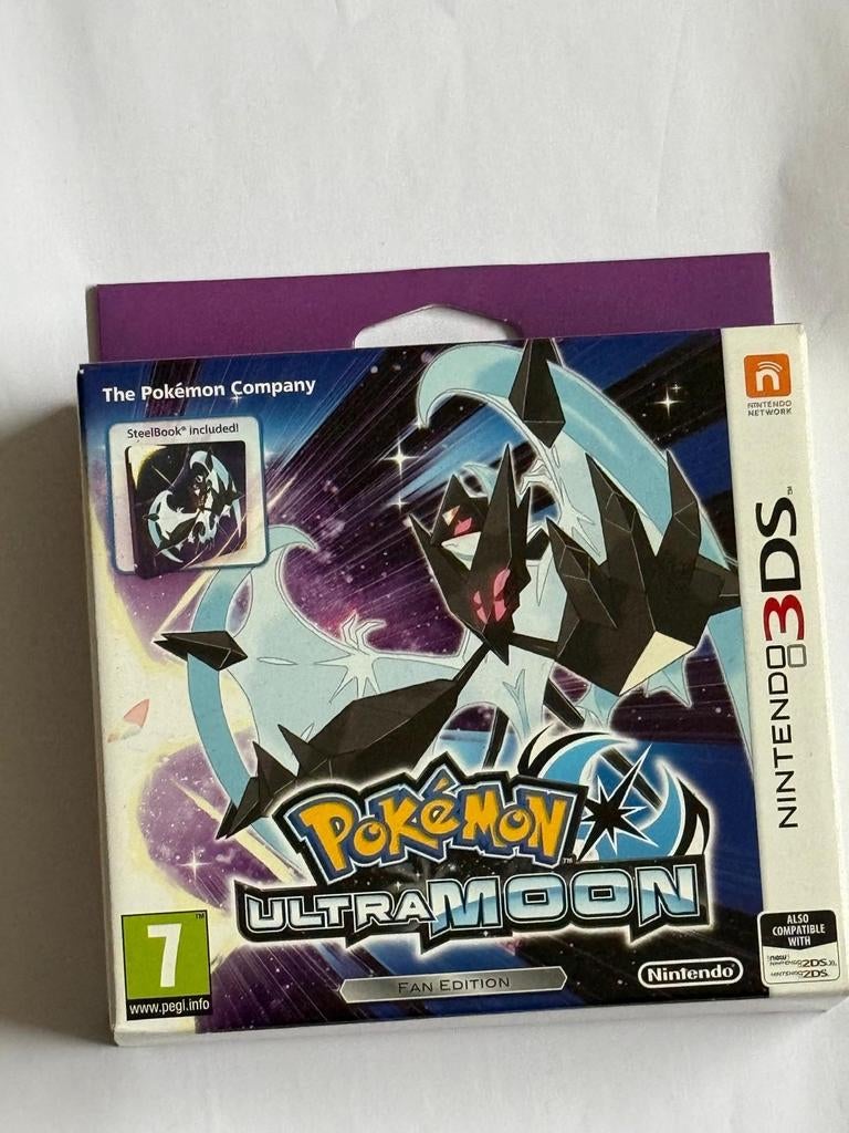 Pokemon Ultra Moon Fan Edition 3DS Gesealed, Games en Spelcomputers, Avontuur en Actie, Gekoppelde computers, 1 speler, Nieuw