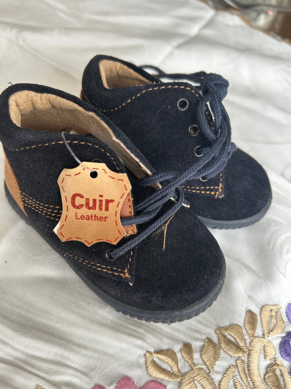 Chaussures Bébé EN CUIR Neuves (Taille 18), Enfants & Bébés, Enlèvement ou Envoi, Neuf