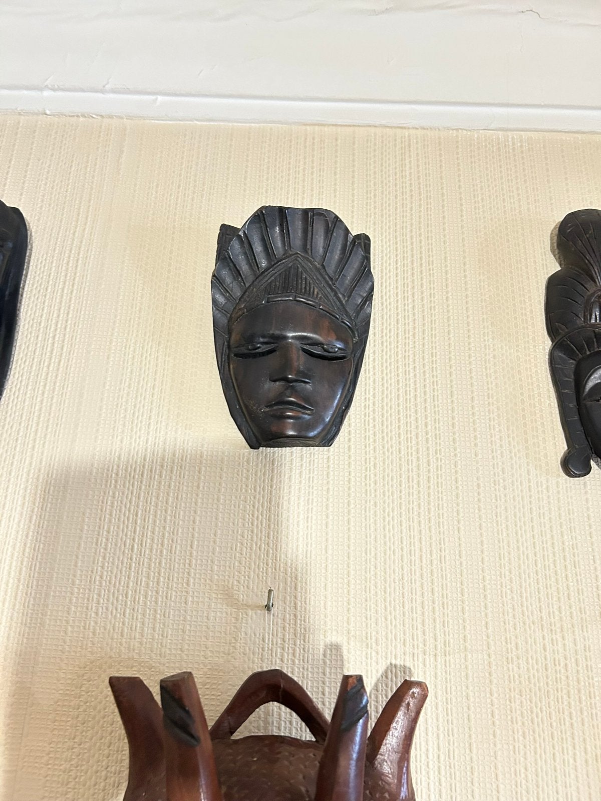 Klein Afrikaans masker, Bijoux, Sacs & Beauté, Boutons de manchette, Enlèvement, Comme neuf