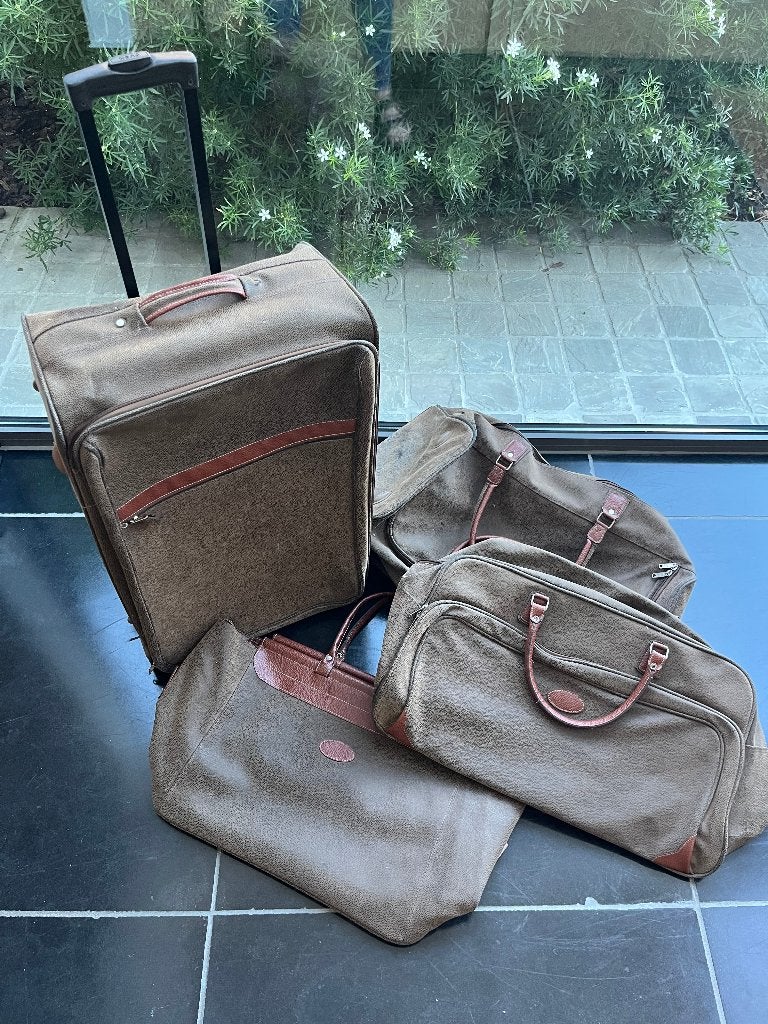 Kofferset, Gebruikt, Bruin, Ophalen of Verzenden, 60 tot 80 cm