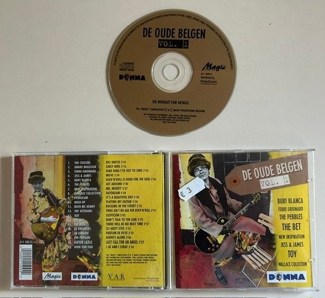 CD DIVERSE ARTIESTEN - DE OUDE BELGEN BELPOP 70's, Cd's en Dvd's, Pop, Ophalen of Verzenden, Zo goed als nieuw, Inclusief boekje