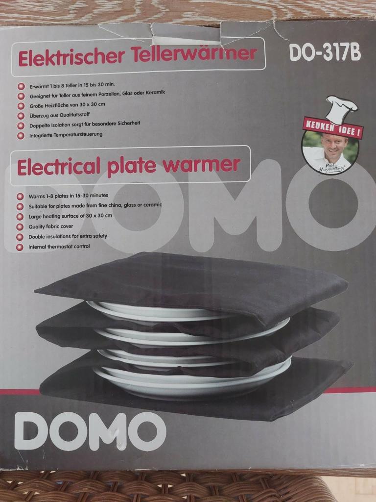 Elektrische bordenopwarmer DOMO, Ophalen