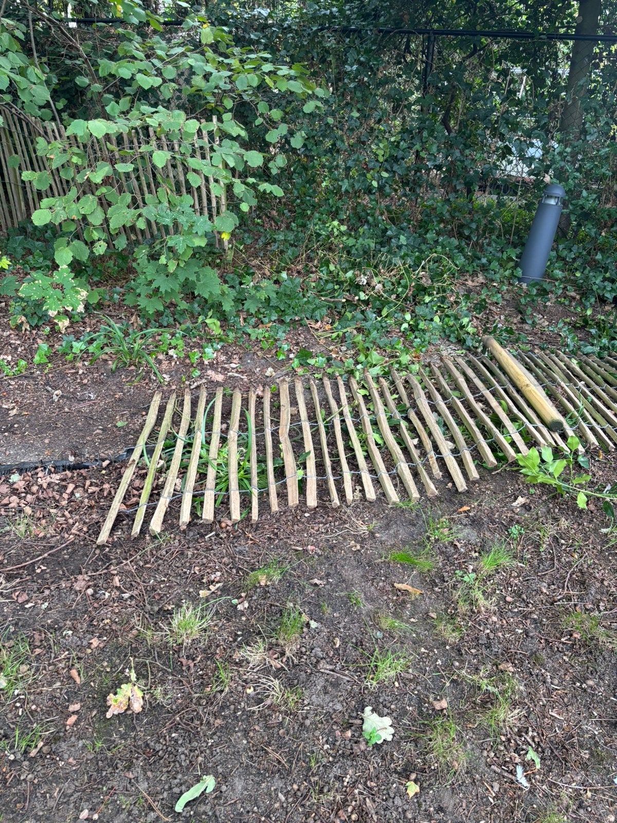 Houten schapen rolhek, Ophalen, Gebruikt