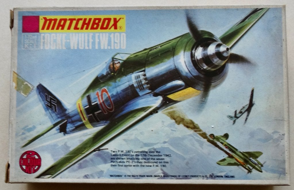 MATCHBOX 1:72 - A - FOCKE-WULF FW.190, Hobby & Loisirs créatifs, Modélisme | Avions & Hélicoptères, Neuf, Autres marques, Enlèvement ou Envoi