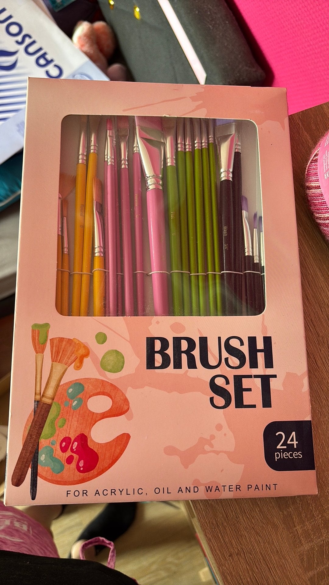 set van 24 penselen te koop, Ophalen of Verzenden