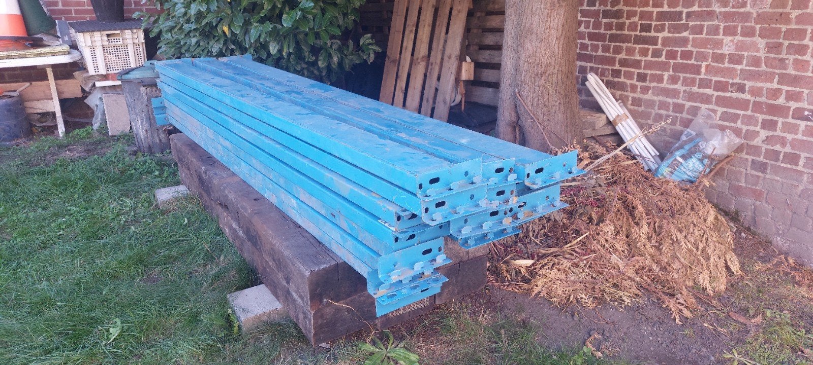 lisse de rack industrielle, 270 centimetres. (17 lisses), Enlèvement, Comme neuf, 250 mm ou plus, Autres types
