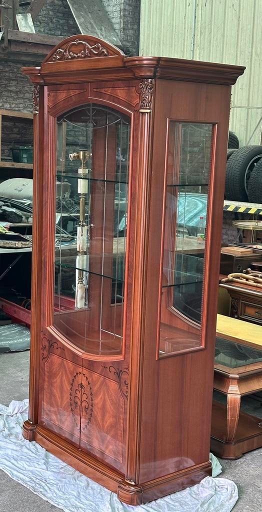 Vitrine italienne, Maison & Meubles, Enlèvement, Comme neuf, Verre