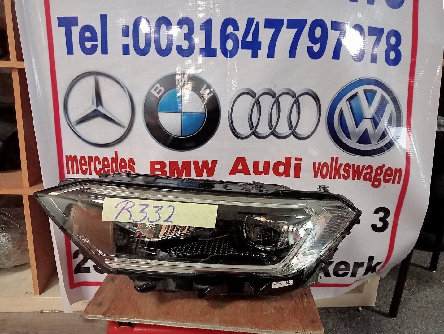 Volkswagen Jetta IV koplampen Links 17B941035E, Gebruikt, -, Volkswagen, -