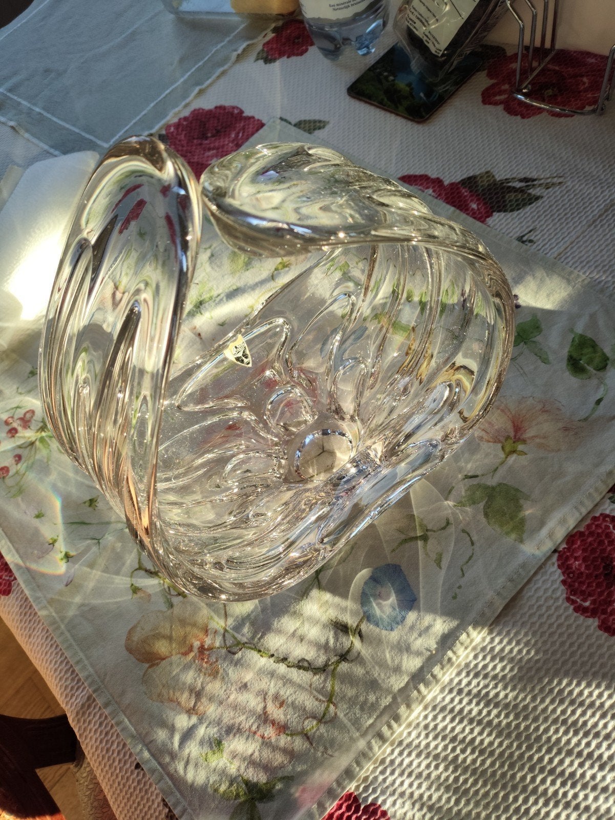 Vase en cristal decorative, Enlèvement