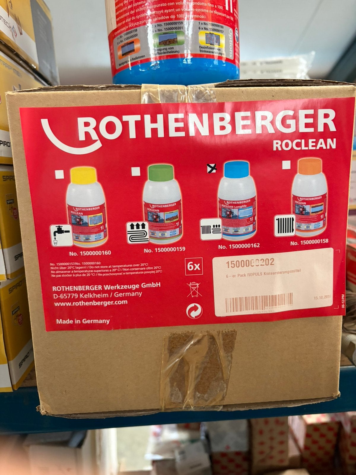 Rothenberger roclean longlife, Huis en Inrichting, Ophalen of Verzenden, Nieuw