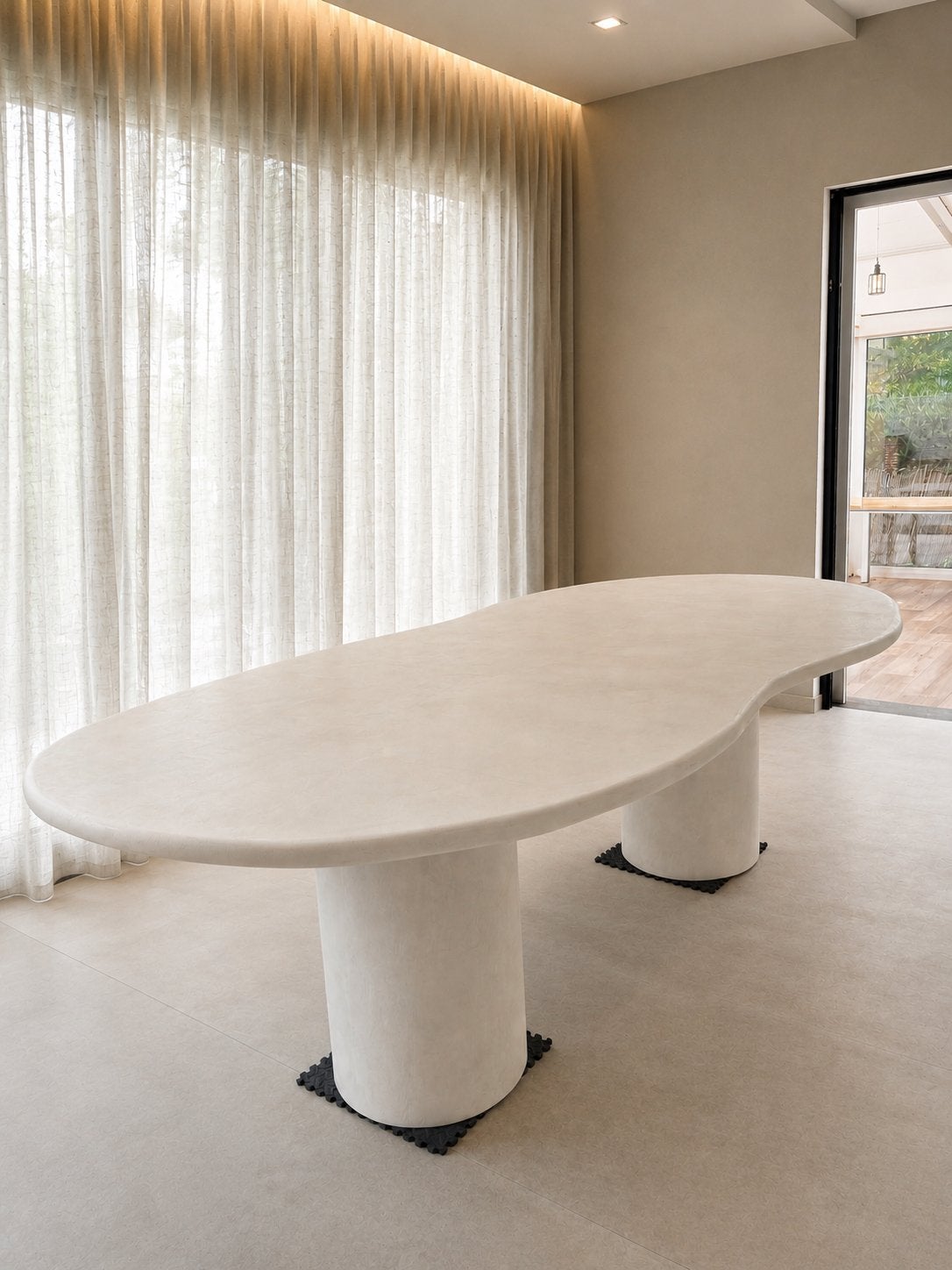 Mortex eettafel organisch, Ophalen of Verzenden, Nieuw