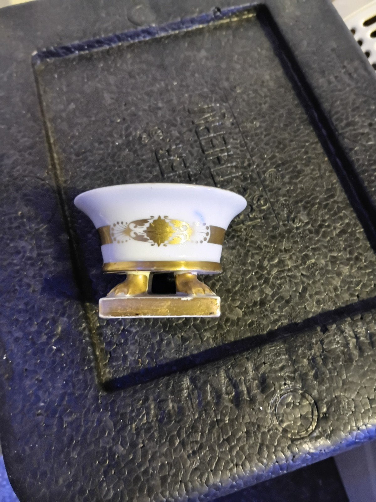 antieke potje 24k goud, Handtassen en Accessoires, Ophalen, Goud, Goud