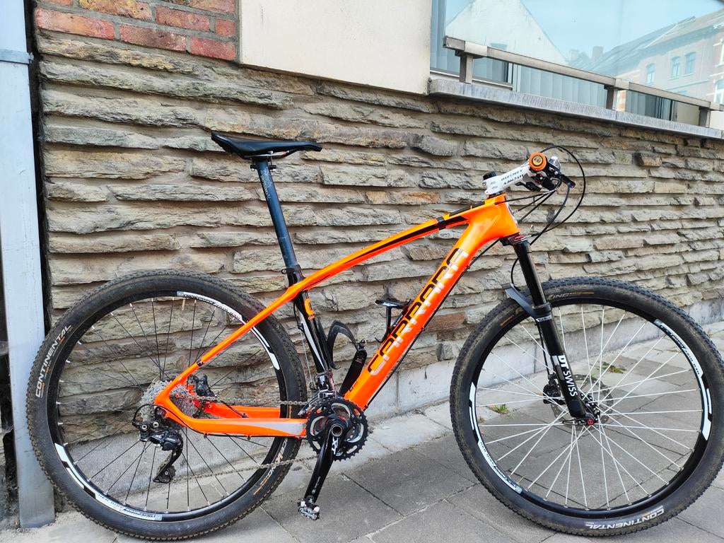 Carbon Carrara mountainbike MTB VTT XT SLX herenfiets jongen, Versnellingen, Zo goed als nieuw, Schijfrem, 53 tot 57 cm