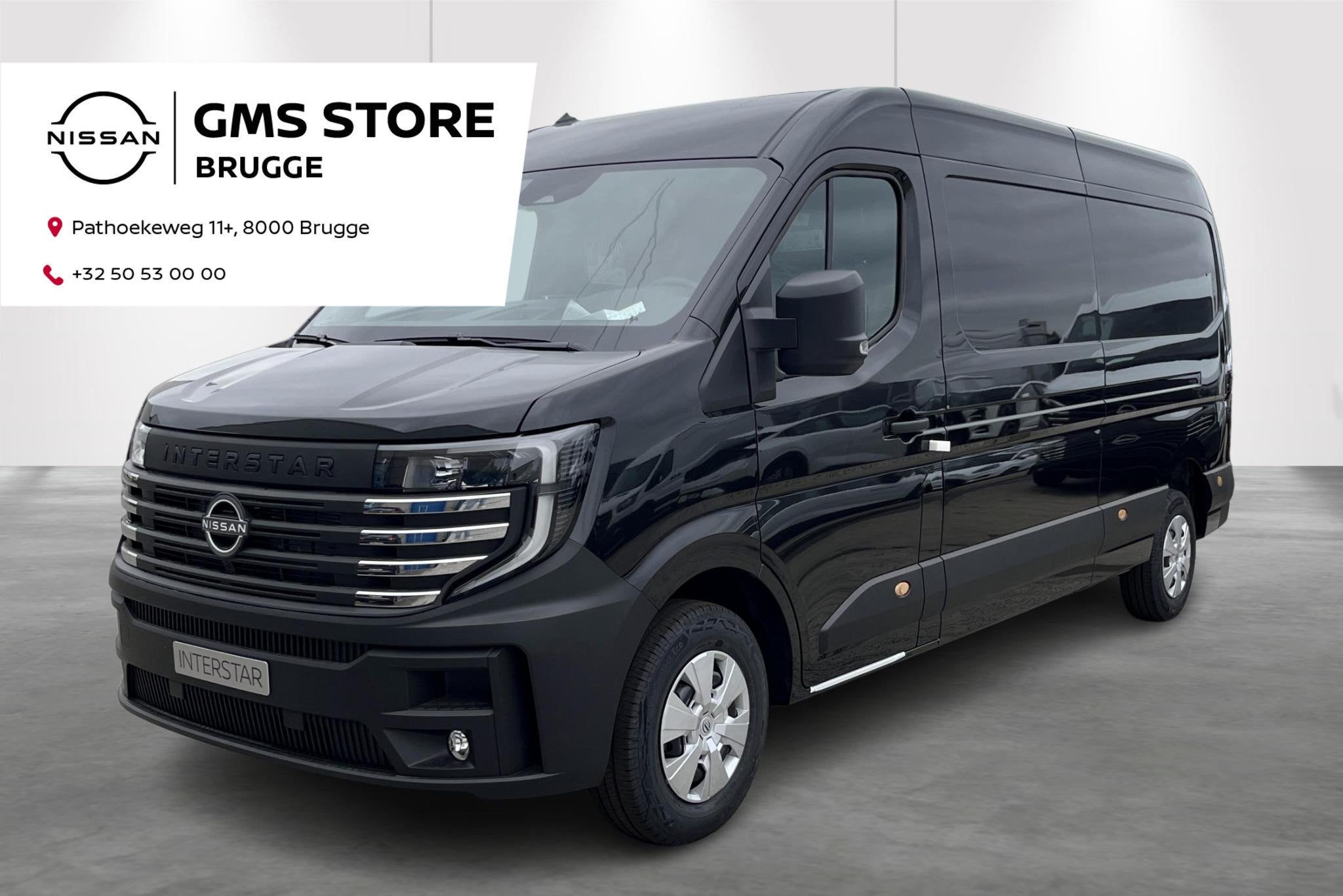 Nissan INTERSTAR L3H2 170PK AUTOMAAT N-CONNECTA / ACHTERUITR, Automaat, Stof, Zwart, Bedrijf