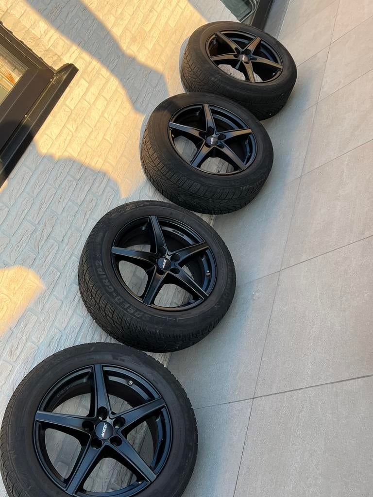 Alutec lichtmetalen velgen 17inch. Black edition., Ophalen, 17 inch, Winterbanden, Velg(en)