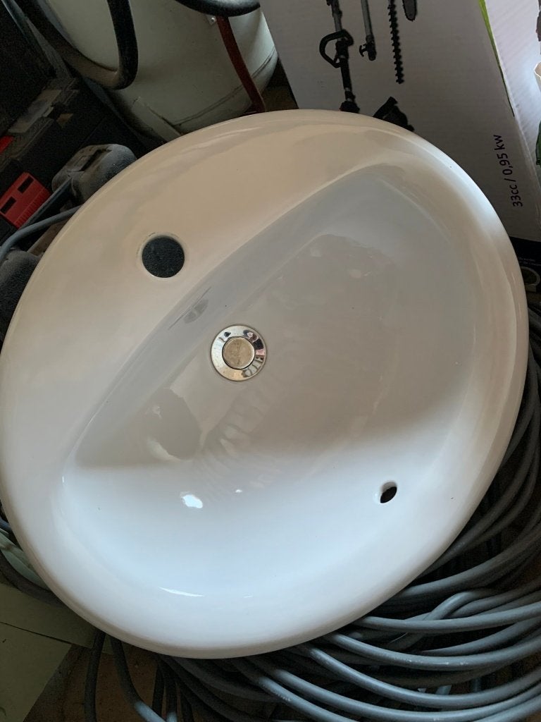 Vasque blanc, Enlèvement, Neuf, Lavabo