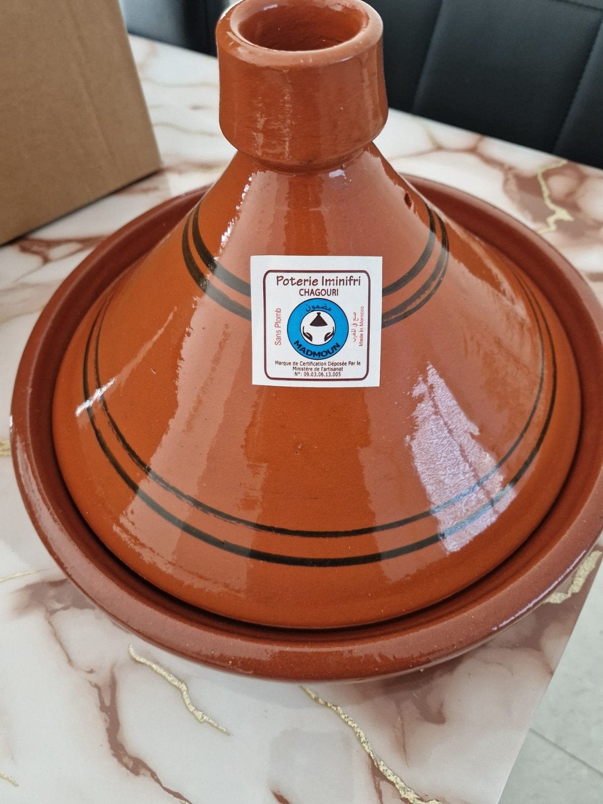 marokkaanse tajine, Met deksel, Ophalen, Nieuw, Tajine