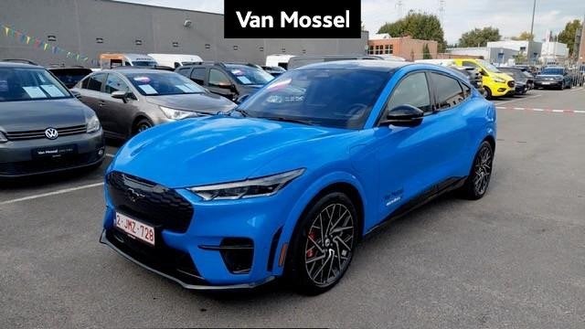 Ford Mustang Mach-E GT Extended AWD 98 kWh - 487PK - Pano, Auto's, Automaat, 98 kWh, Blauw, 2248 kg