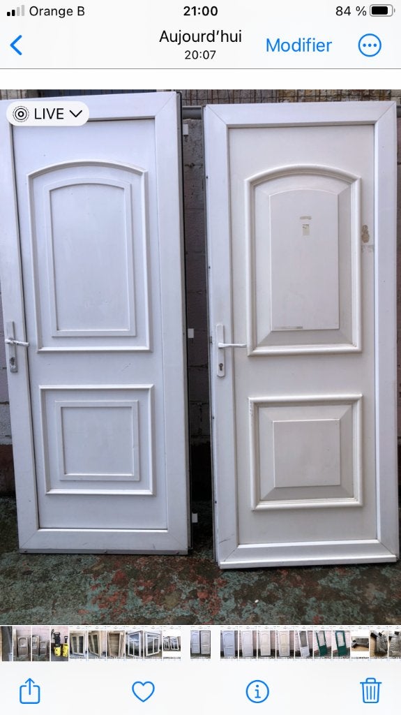 Portes extérieures et châssis PVC, Bricolage & Construction, Châssis & Portes coulissantes, Enlèvement