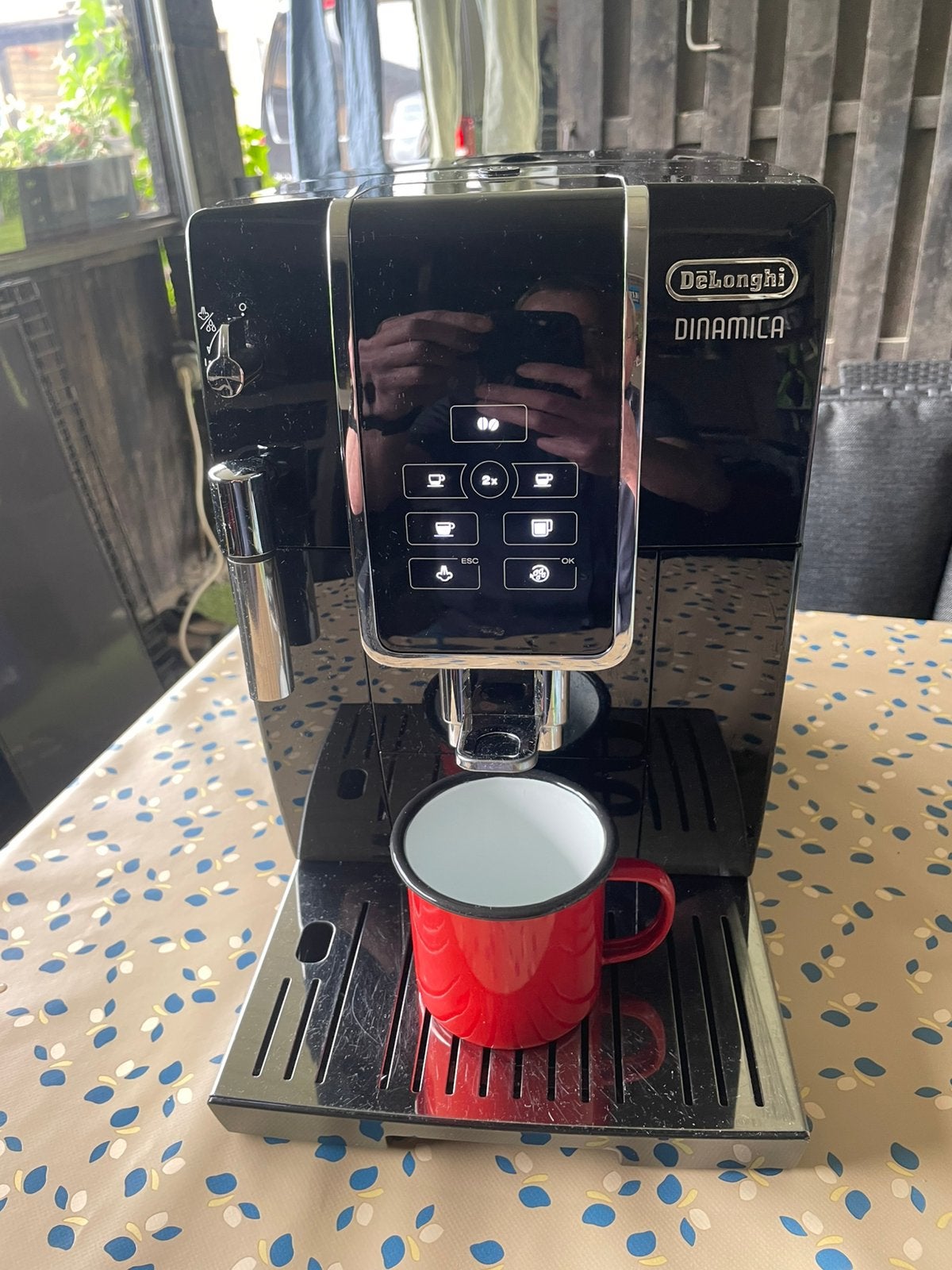 Espresso koffiemachine Delonghi Dinamica Ecam 350.15.B., Gebruikt, Koffiemachine, Koffiebonen, Ophalen