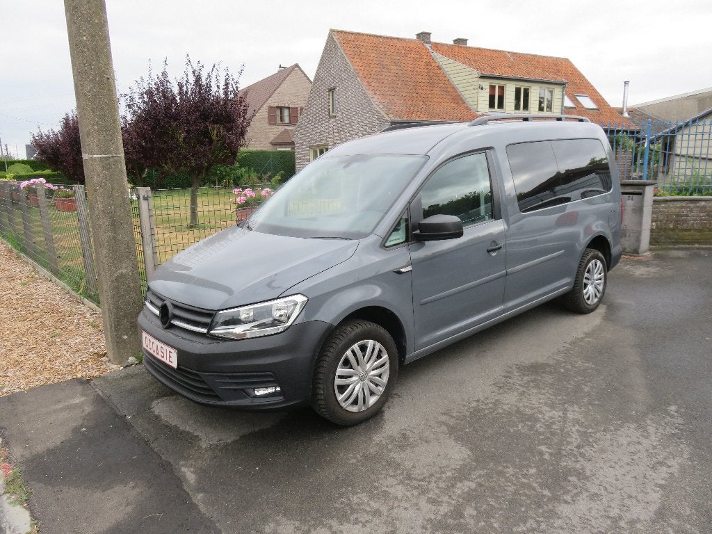 vw caddy MAXI..1400 tgi  5 zitpl..52000 km..07/2020, 1395 cm³, Argent ou Gris, Euro 6, Entreprise