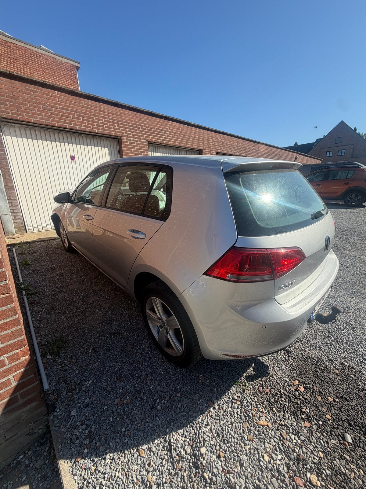 Golf 7 1.2 TSI accidentelle ou pour pièces, Argent ou Gris, Achat, Boîte manuelle, Noir