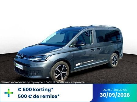 Volkswagen Caddy Maxi eHybrid 7 ZITPLAATSEN - eHybrid 1.5 11, Auto's, Caddy Combi, 115 g/km, Break, Hybride Elektrisch/Benzine