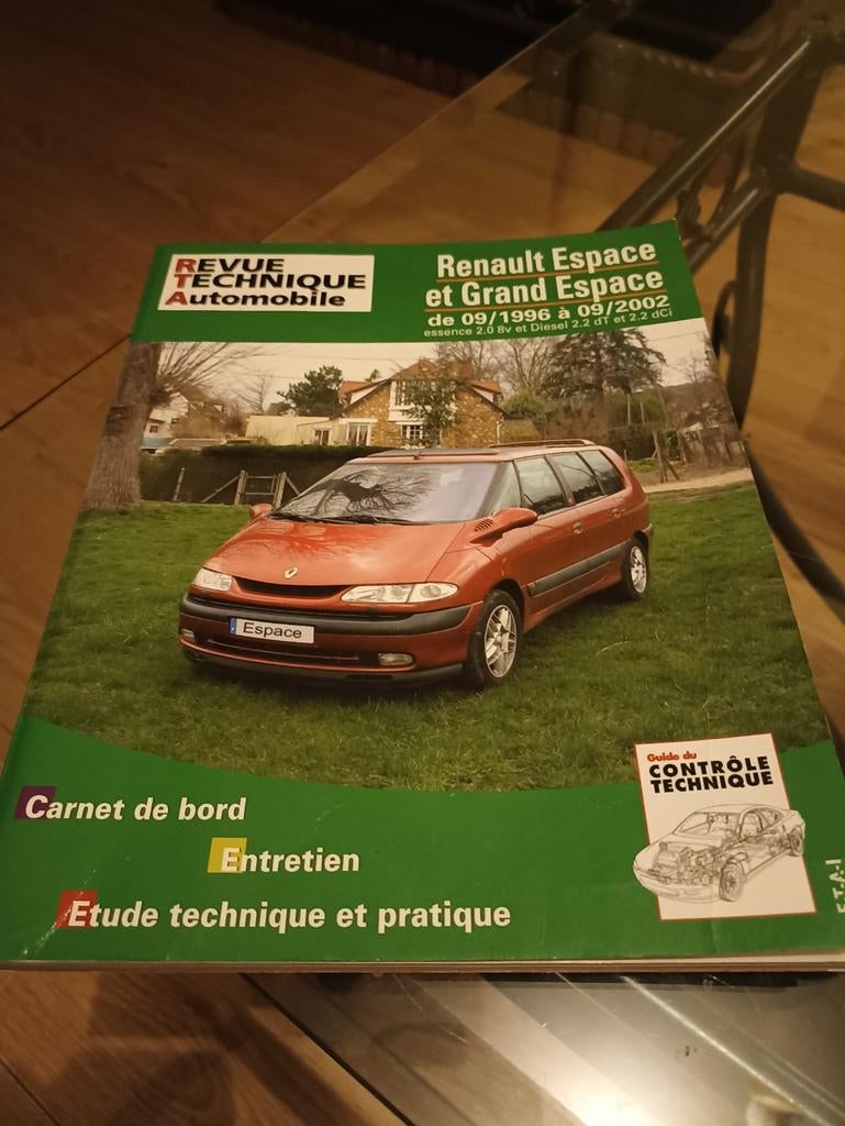 Revue technique Renault espace et grand espace, Enlèvement ou Envoi