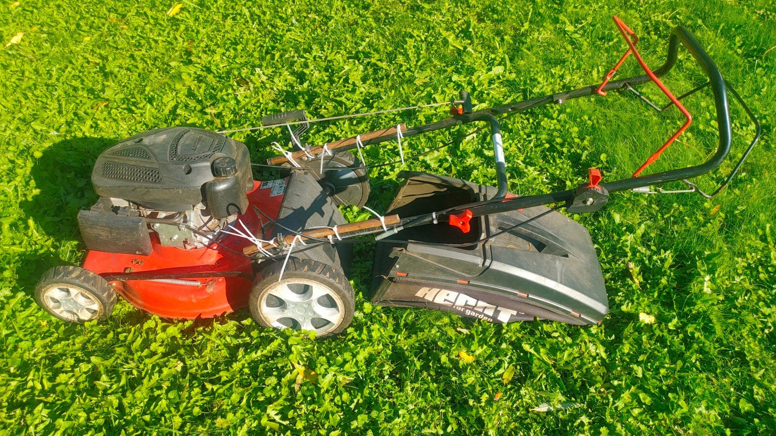grasmaaier Hecht, Tuin en Terras, Ophalen, Gebruikt, Benzine-grasmaaier, Hecht