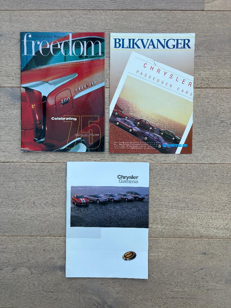 CHRYSLER VIPER FOLDERS, Ophalen of Verzenden