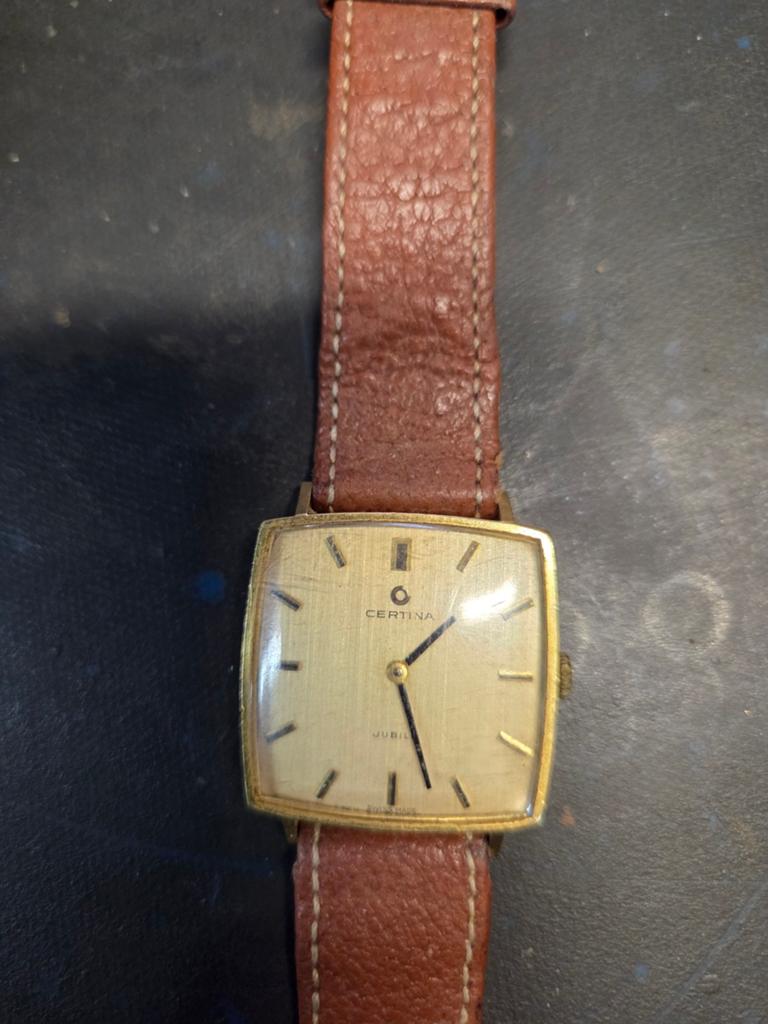 Montre certina or 18k, Enlèvement ou Envoi, Or