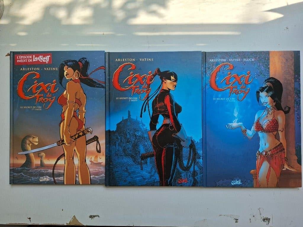 CIXI DE TROY TOMES 1 à 3 SERIE COMPLETE TBE TOUS EO, Livres, Série complète ou Série, Enlèvement ou Envoi, Comme neuf