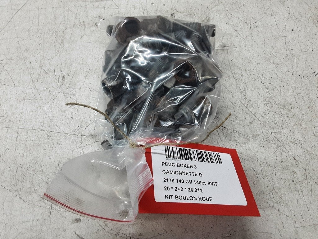 BOULONS DE ROUE Peugeot Boxer (U9) (01-2006/12-2023), Kontakt-peugeot@peugeot.com, Utilisé, Peugeot Deutschland GmbH, Bahnhofsplatz
65423  Rüsselsheim, DE