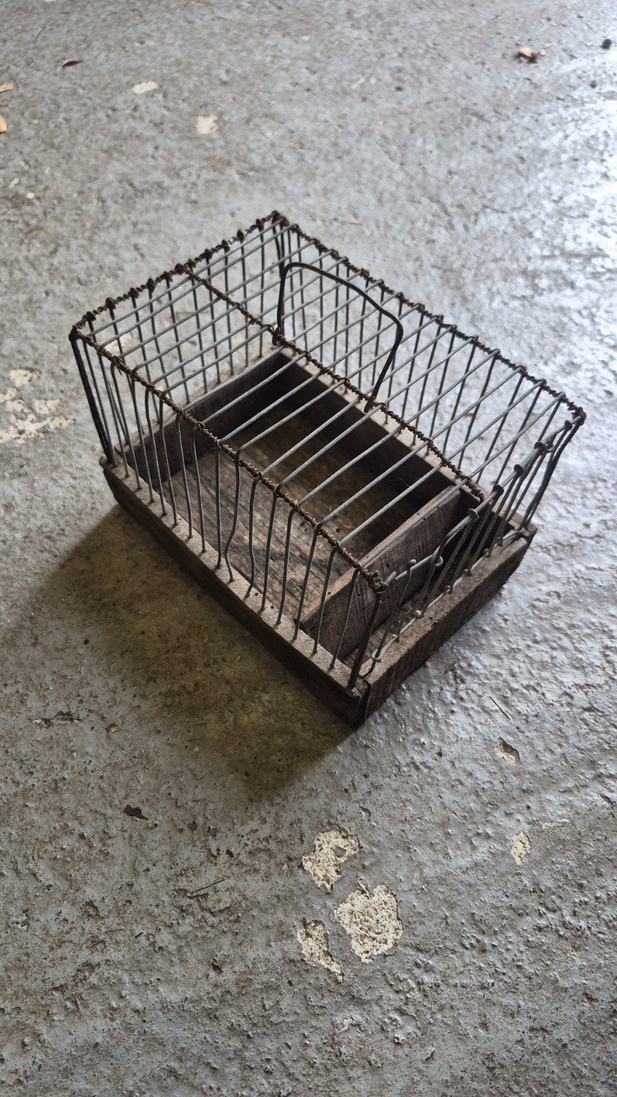 Antiek vogelkooitje - mijn, Antiek en Kunst, Curiosa en Brocante, Ophalen of Verzenden