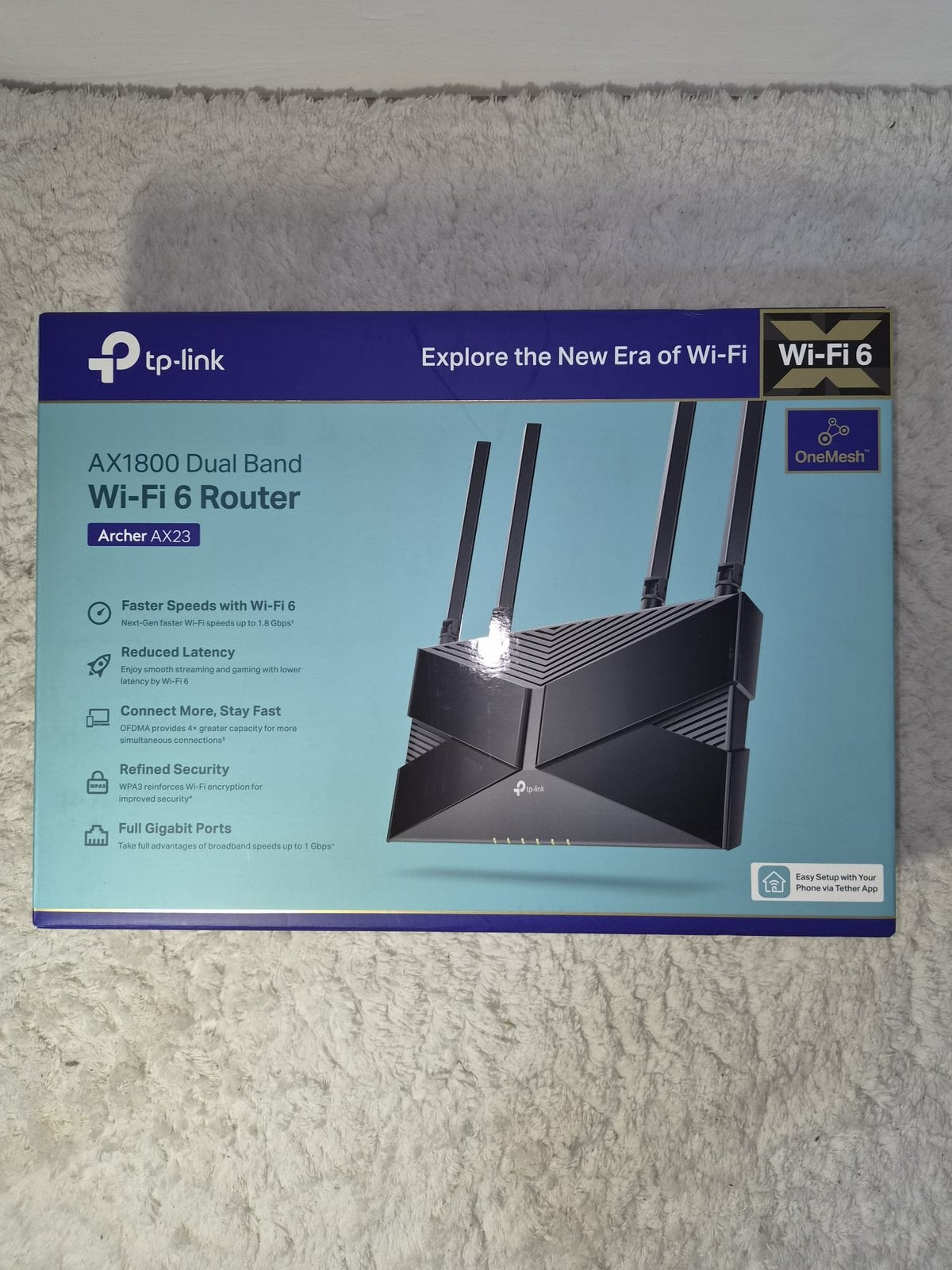 TP-Link Archer AX23 Wi-Fi 6 AX1800, Ophalen of Verzenden, Nieuw