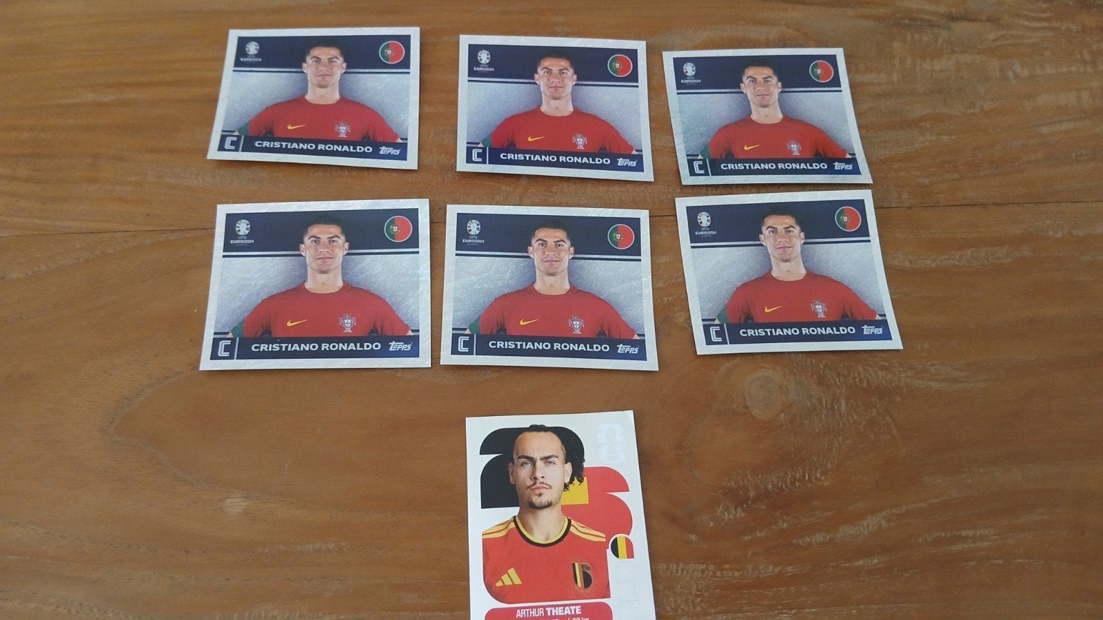panini ronaldo argent euro 2024 por2, Hobby & Loisirs créatifs, Enlèvement ou Envoi