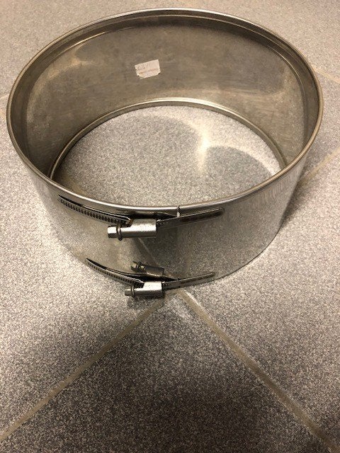 inox Beugels voor dubbelwandige inox buizen ., Ophalen of Verzenden, Nieuw, Inox
