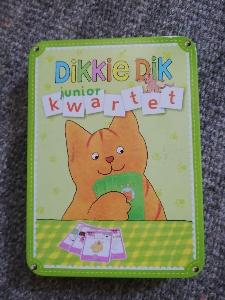 Dikkie Dik, kwartetspel, 10 kwartetten met thema, Hobby en Vrije tijd, Gezelschapsspellen | Kaartspellen, Ophalen of Verzenden