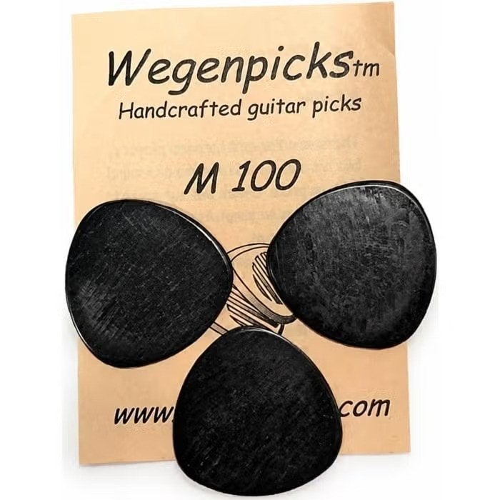 Wegen M 100B Mandoline Plectrum - 1.00 mm - Zwart  Set van 3, Ophalen of Verzenden, Nieuw, Mandoline