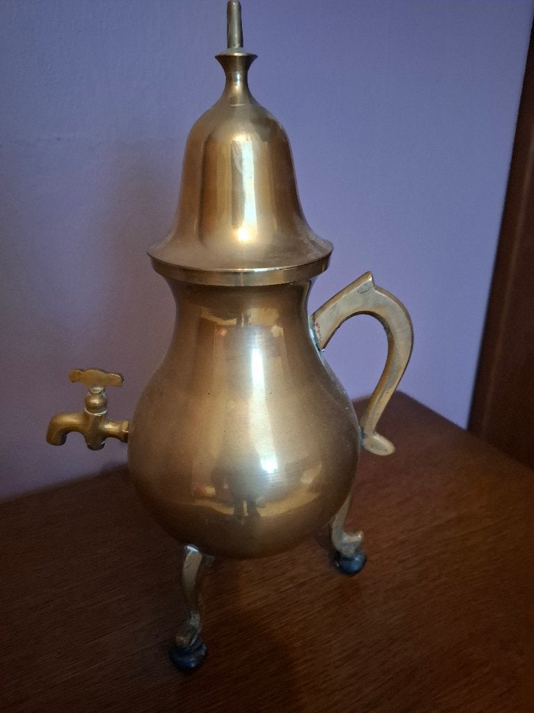 Koperen kan met kraantje, Antiek en Kunst, Ophalen, Koper