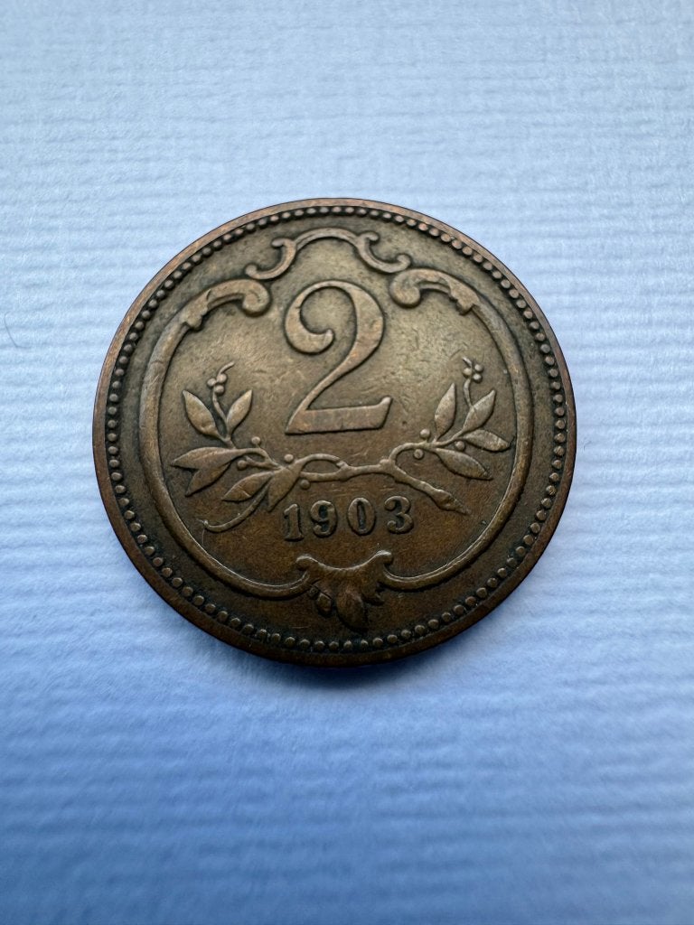 Autriche - 2 heller 1903, Enlèvement ou Envoi, Autriche, Monnaie en vrac