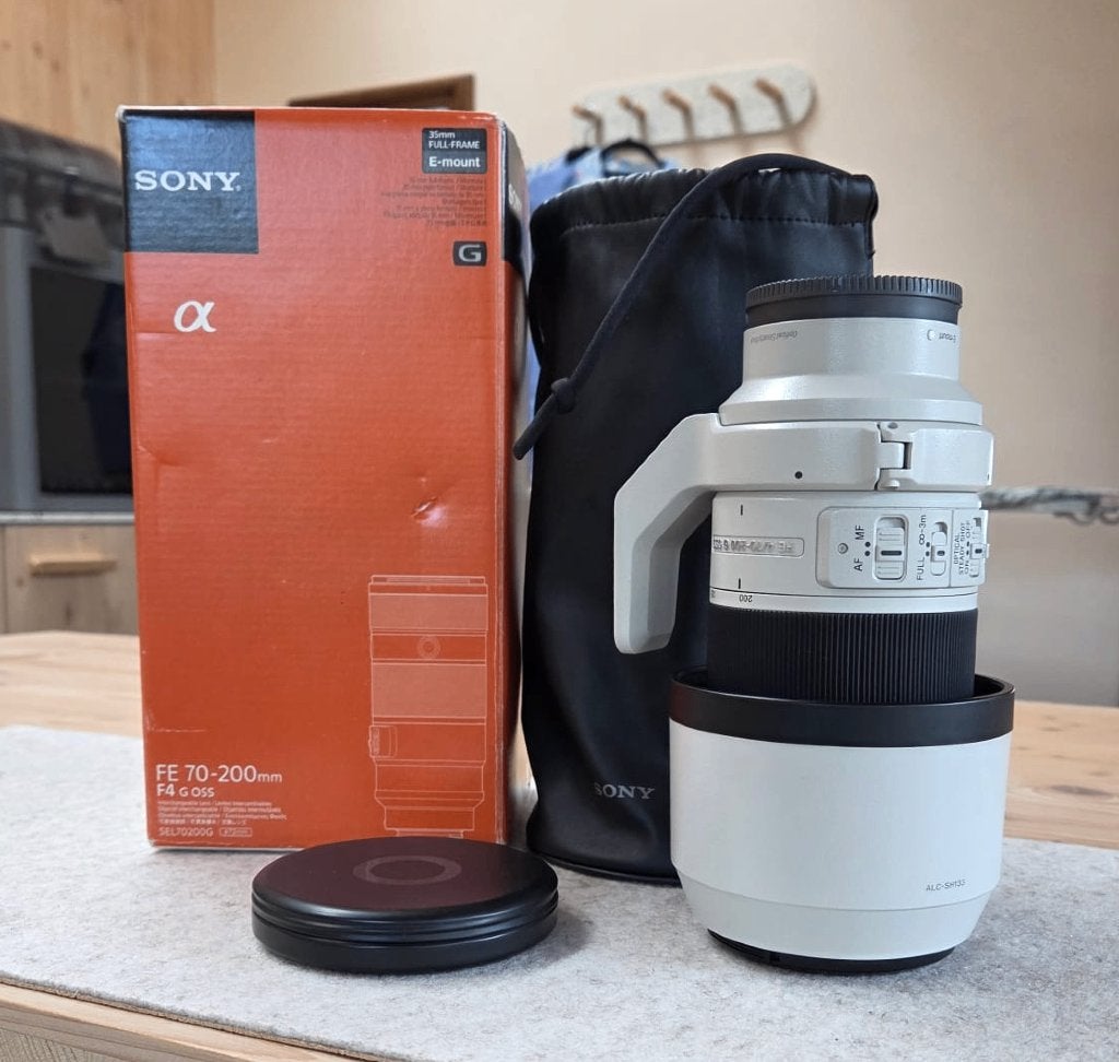 Sony 70-200 F4 GM versie I in goede staat incl CPL filter!, Ophalen, Sony E-mount, Gebruikt, Sony