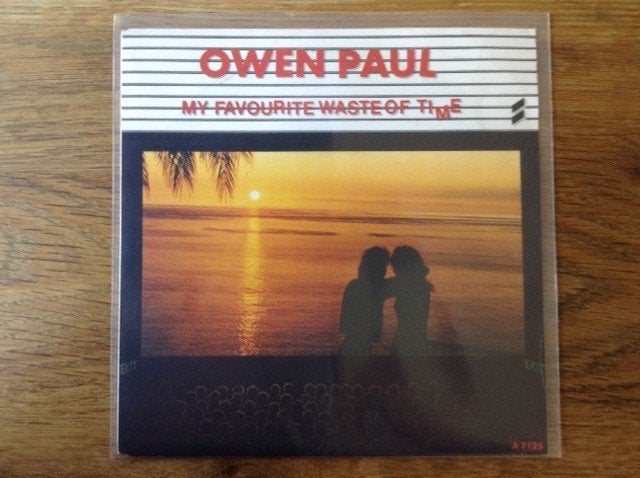 single owen paul, Cd's en Dvd's, Vinyl Singles, Rock en Metal, Beschermende buitenhoes, Fotohoes, Originele persing, 7 inch, Ophalen of Verzenden