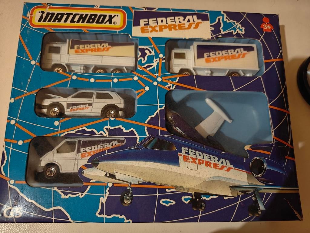Matchbox set Federal Express 1/64, Ophalen of Verzenden
