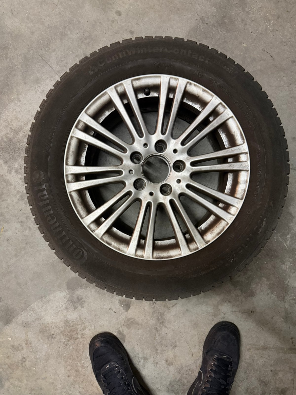 Mercedes e klasse velgen 16 inch, Auto-onderdelen, Ophalen, 16 inch, Winterbanden, Band(en)