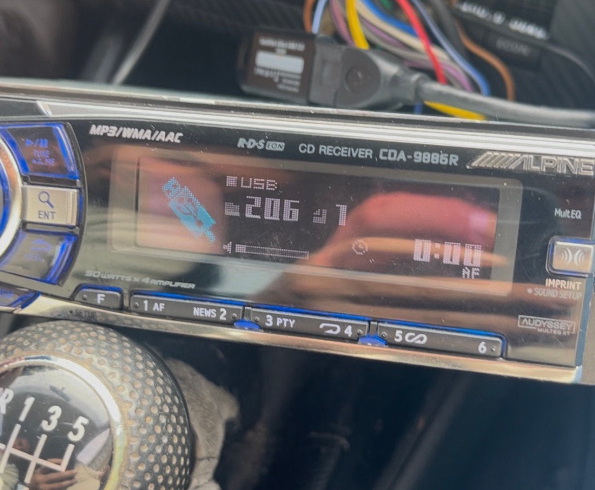 Autoradio Alpine, Auto diversen, Ophalen of Verzenden, Gebruikt