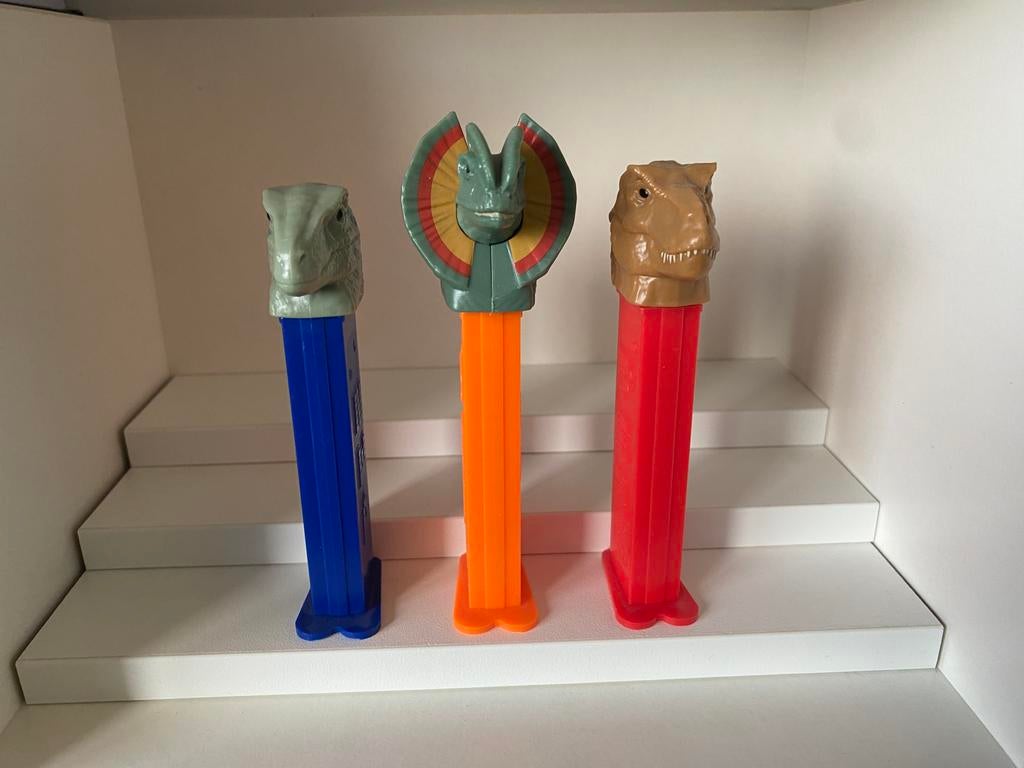 PEZ jurassic park, Verzamelen, Poppetjes en Figuurtjes, Ophalen of Verzenden, Zo goed als nieuw