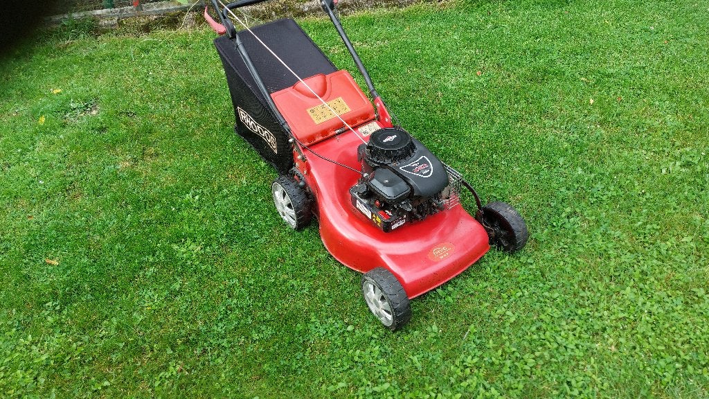 Grasmaaier Briggs&Stratton in zeer goede staat, Ophalen, Cirkelmaaier, Zo goed als nieuw, 40 t/m 49 cm